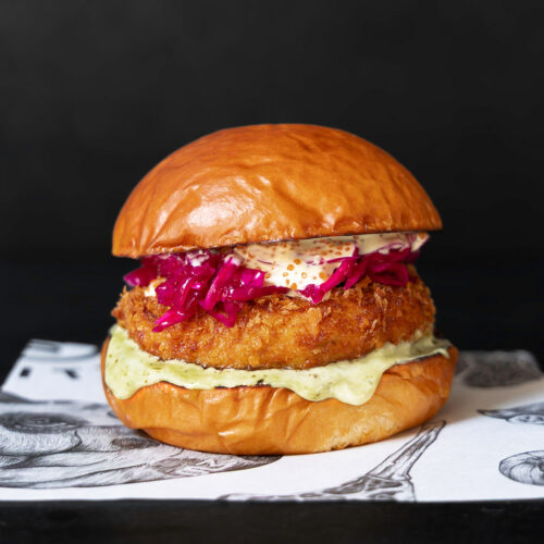 Chef's Burger of The Month - Smoked Alabama Crab Cake Burger