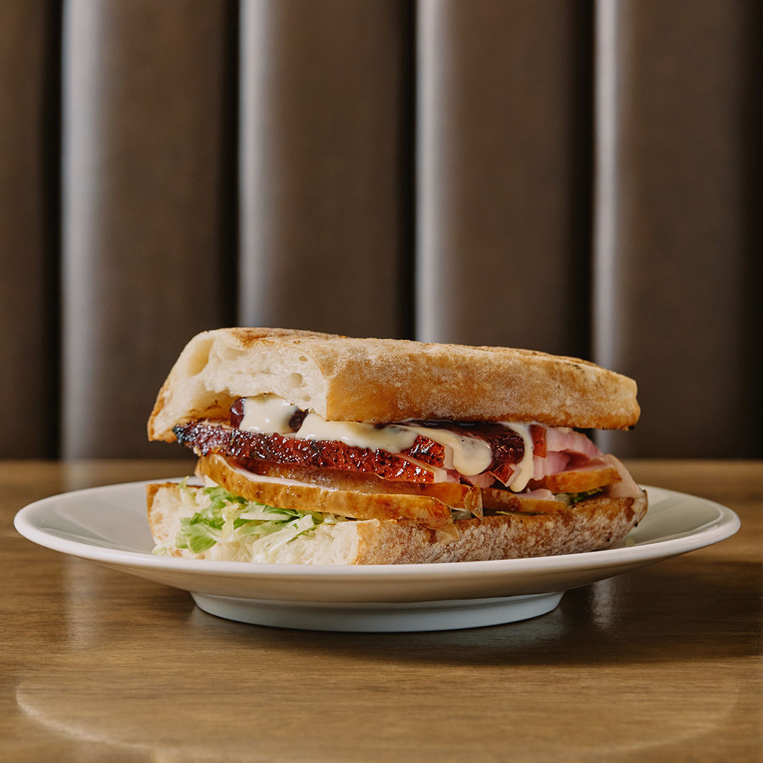 Chef's Burger of The Month - Ham And Turkey Christmas Sandwich