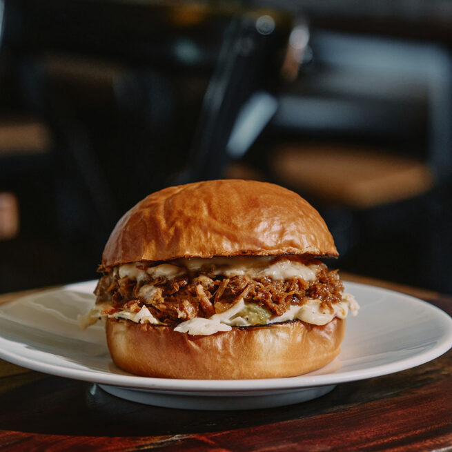 Kids Pulled Pork Burger